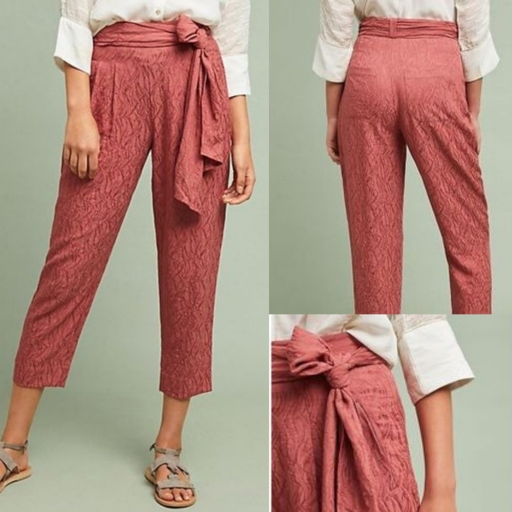 NWT Anthropologie Aubade Tie Waist Pants